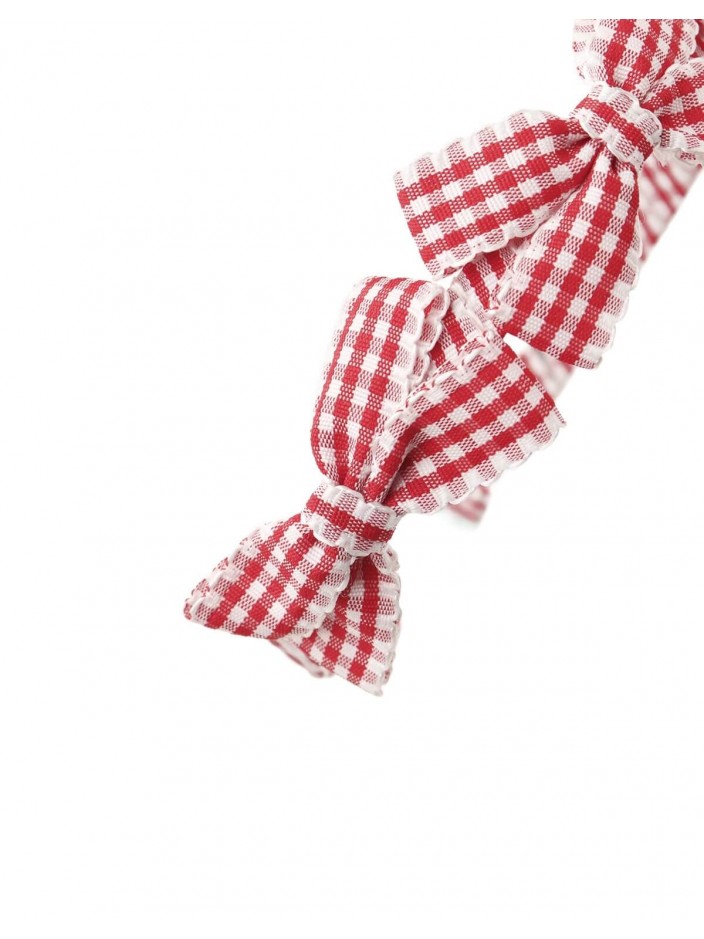 Nini Gingham Bow Headband
