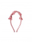 Nini Gingham Bow Headband