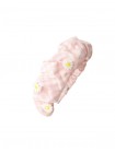 Bree Gingham Ruched Headband with Daisy Appliqués