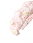 Bree Gingham Ruched Headband with Daisy Appliqués