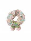 Zia Floral Scrunchie with Strawberry Appliqué