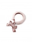 Sylvia Faux Fur Headband with Velvet Bow