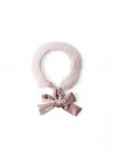Sylvia Faux Fur Headband with Velvet Bow