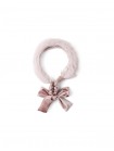 Sylvia Faux Fur Headband with Velvet Bow