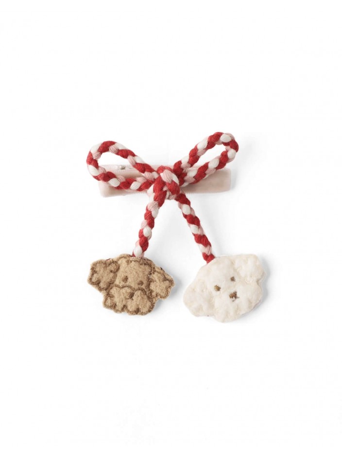 Adelina Bow and Poodle Hair Clip Set