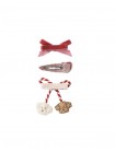 Adelina Bow and Poodle Hair Clip Set