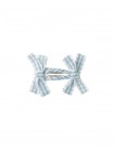 Celeste Blue and White Hair Clip Set