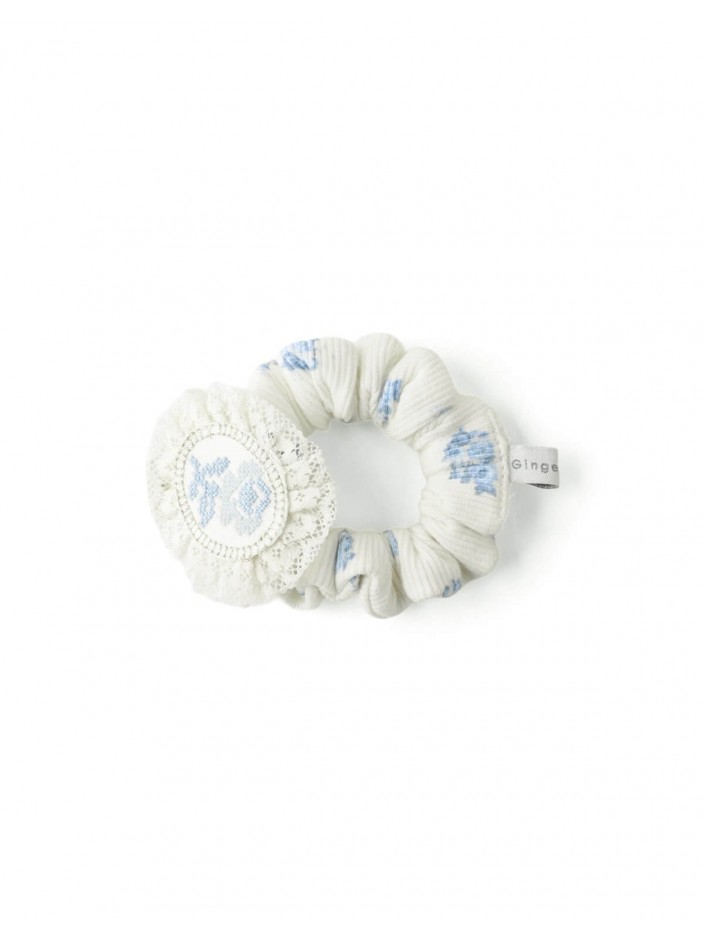 Celeste Blue and White Hair Clip Set
