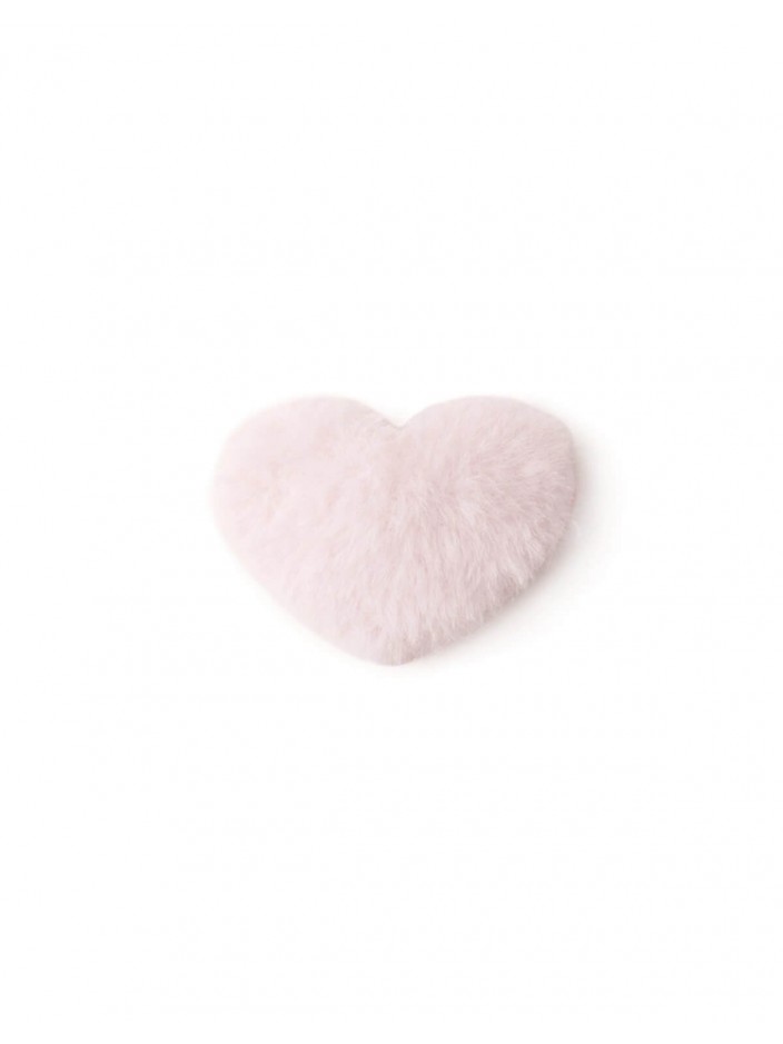 Cosette Poodle, Heart, and Bow Hair Clip Set