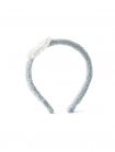 Maris Sherpa Headband with Patch Embroidery