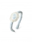 Maris Sherpa Headband with Patch Embroidery