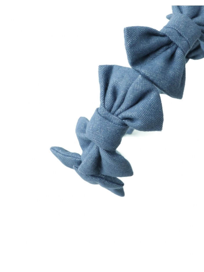 Azzura Denim Bow Headband