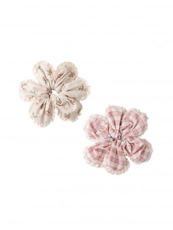 Nerina Flower Scrunchie Set