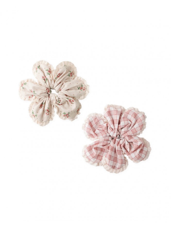 Nerina Flower Scrunchie Set