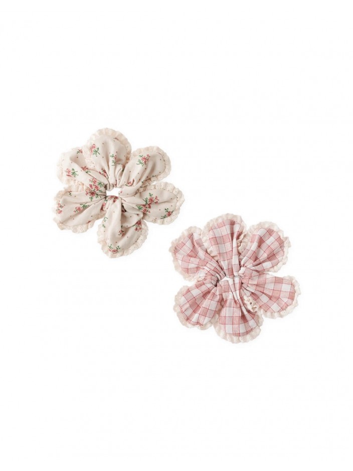 Nerina Flower Scrunchie Set