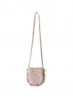 Cory Quilted Velvet Bag with Embroidery
