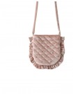 Cory Quilted Velvet Bag with Embroidery