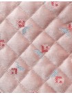 Cory Quilted Velvet Bag with Embroidery