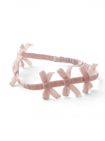 Delphy Velvet Bow Turban Set