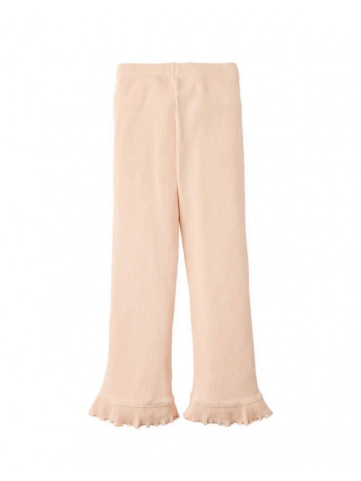 Beth Flared Leggings with Ruffle Hem