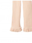 Beth Flared Leggings with Ruffle Hem
