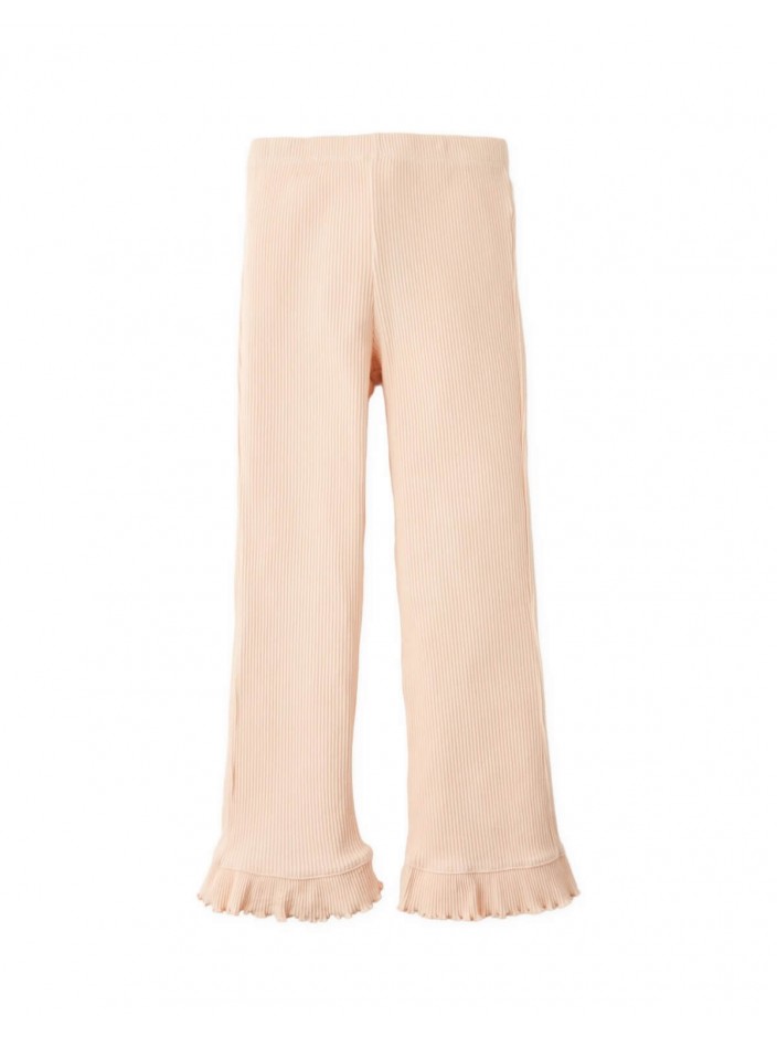 Beth Flared Leggings with Ruffle Hem