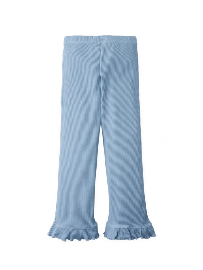 Beth Flared Leggings with Ruffle Hem