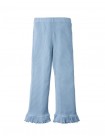 Beth Flared Leggings with Ruffle Hem