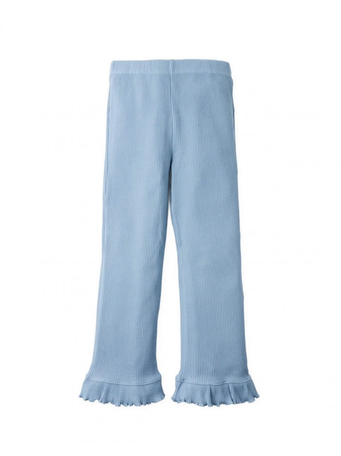 Beth Flared Leggings with Ruffle Hem