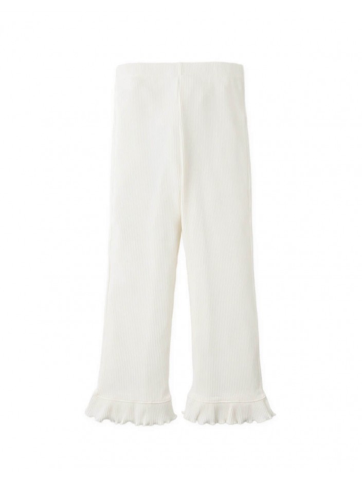 Beth Flared Leggings with Ruffle Hem