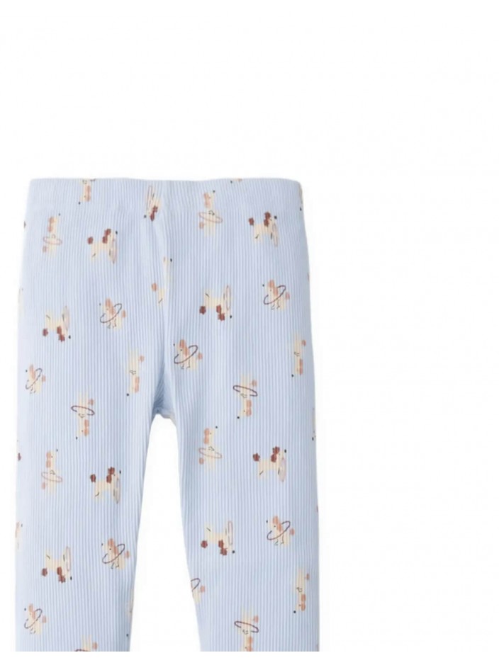 Ana Ribbed Leggings in Dog Print