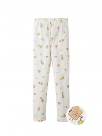 Ana Ribbed Leggings in Toast and Butter Print