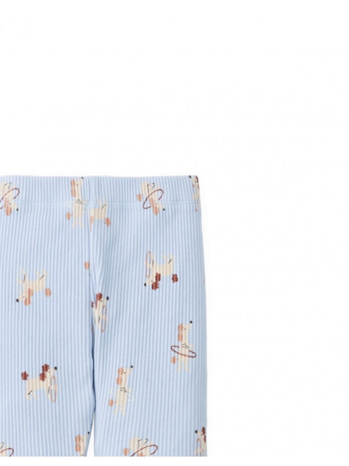 Baby Ana Ribbed Leggings in Dog Print