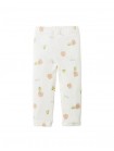 Baby Ana Ribbed Leggings in Toast and Butter Print