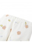 Baby Ana Ribbed Leggings in Toast and Butter Print