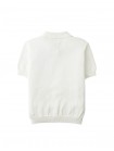Steven Fine Cable Knit Open-Collar Polo