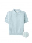David Wide Rib Knit Polo