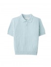 David Wide Rib Knit Polo