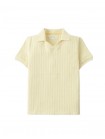 Dae Cable Knit Open-Collar Polo