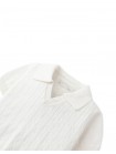 Baby Steven Fine Cable Knit Open-Collar Polo