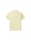 Baby Dae Cable Knit Open Collar Polo