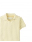 Baby Dae Cable Knit Open Collar Polo