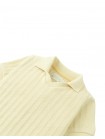 Baby Dae Cable Knit Open Collar Polo
