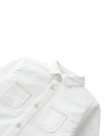Baby Toru Long-Sleeve Embroidered Overshirt with Patch Pockets