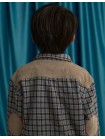 Zeno Checkered Woven Workshirt with Fine Corduroy Combination