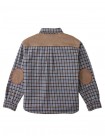 Zeno Checkered Woven Workshirt with Fine Corduroy Combination