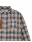 Benny Plaid Shirt with Corduroy Contrast Pocket