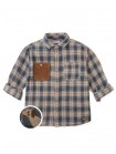 Benny Plaid Shirt with Corduroy Contrast Pocket