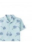 Takumi Abstract Floral Seersucker Camp Shirt