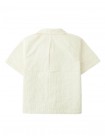 Tadashi Geometric Eyelet Camp Collar Shirt